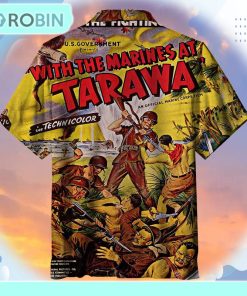 With the Marines at Tarawa Universal Hawaiian Shirt