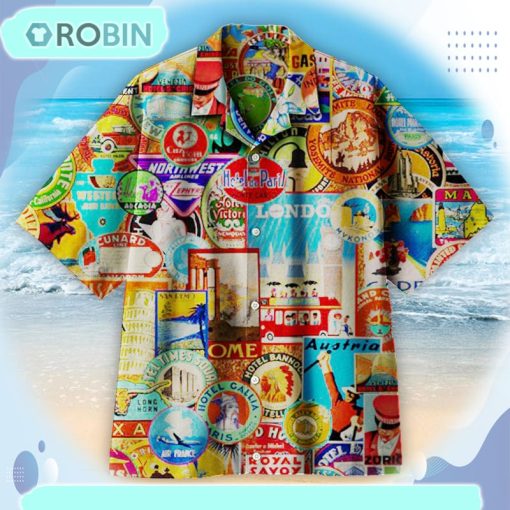 World of Travel Universal Hawaiian Shirt
