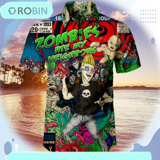 Zombies Ate My Neighbors Unisex Hawaiian Shirt HWS22