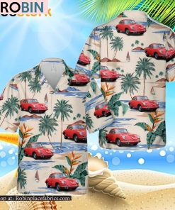 1965 Porsche 356C Coupe Hawaiian Shirt