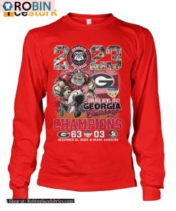 2023 Orange Bowl Champions Bulldogs 63 – 03 Seminoles Shirt