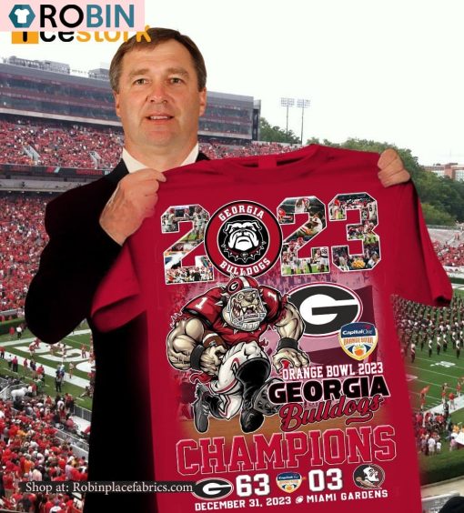 2023 Orange Bowl Champions Bulldogs 63 – 03 Seminoles Shirt