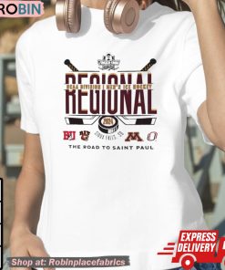2024 Frozen Four Ncaa Division I Men’s Ice Hockey Regional The Road To Saint Paul Shirt