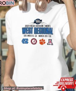 2024 Ncaa Division I Men’s West Regional Los Angeles Ca – March 28 & 30 Shirt