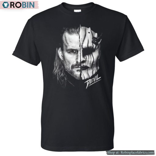 Adam Cole Face – Devil Black Shirt