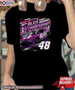 Alex Bowman Hendrick Motorsports Team Collection Black Draft Unisex Shirt