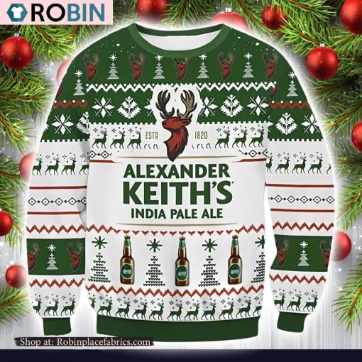 Alexander Keith Ipa Beer Ugly Christmas Sweater