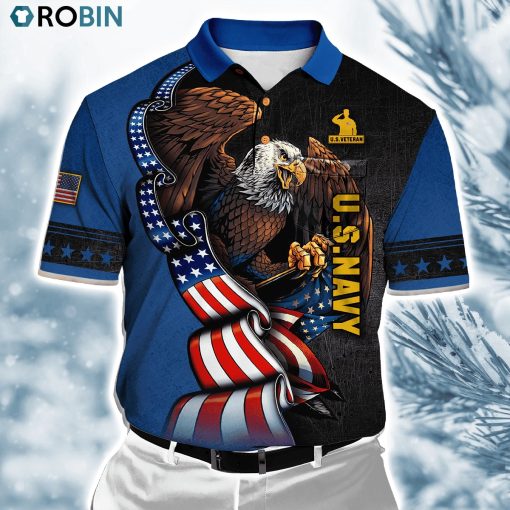 All Gave Some Some Gave All Us Navy Polo Shirt