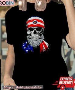 American Death Dealer Usa Flag Shirt