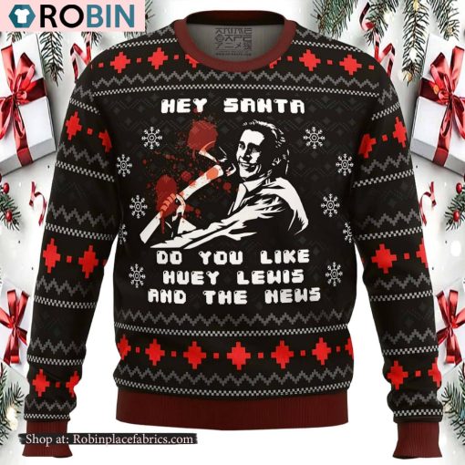 American Santa American Psycho Ugly Christmas Sweater