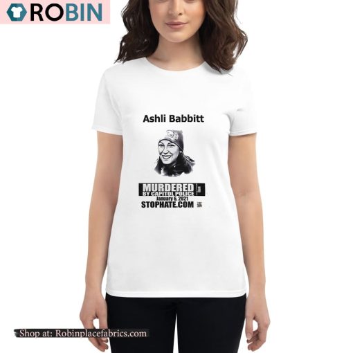 Ashli Babbitt’s Mother Wear Ashli Babbitt Murdered By Capitol Police Shirt