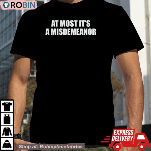 At Most Its A Misdemeanor Shirt