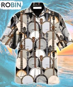 Banjo Love Music Pattern Hawaiian Shirt, Gìt for Summer Shirt