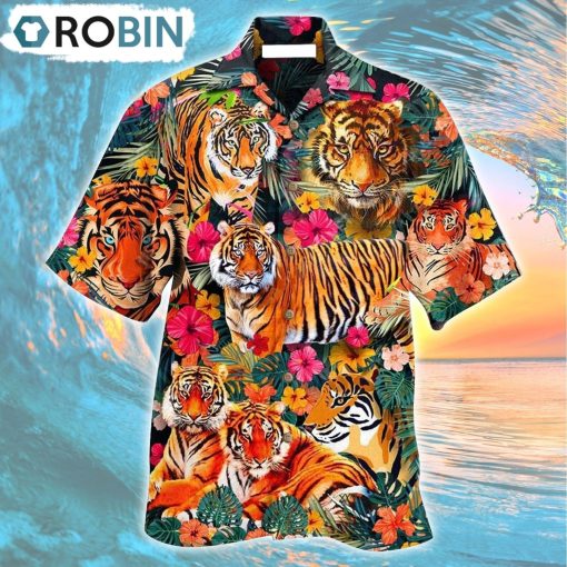 Be A Jungle Tiger Not A Zoo Hawaiian Shirt, Gìt for Summer Shirt