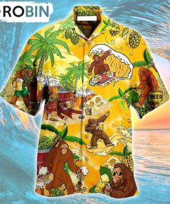 Bigfoot Summer Beer Hawaiian Shirt, Gìt for Summer Shirt