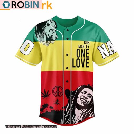 Bob Marley First He Changed Music Then He Changed The World Custom Baseball Jersey