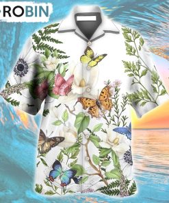 Butterfly Floral Beautiful Hawaiian Shirt, Gìt for Summer Shirt