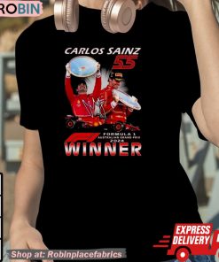 Carlos Sainz 55 Formula 1 Australian Grand Prix 2024 Winner Shirt
