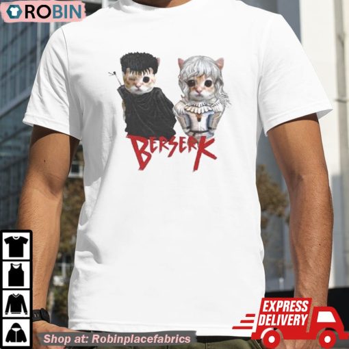 Cat Berserk Funny Shirt