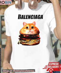 Cat Hamburger Balenciaga Shirt