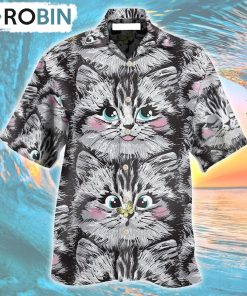 Cat Lovely Cat Lovely Kitten Hawaiian Shirt, Gìt for Summer Shirt