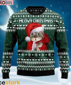 Cat Santa Ugly Christmas Sweater Cat Santa Ugly Christmas Sweater