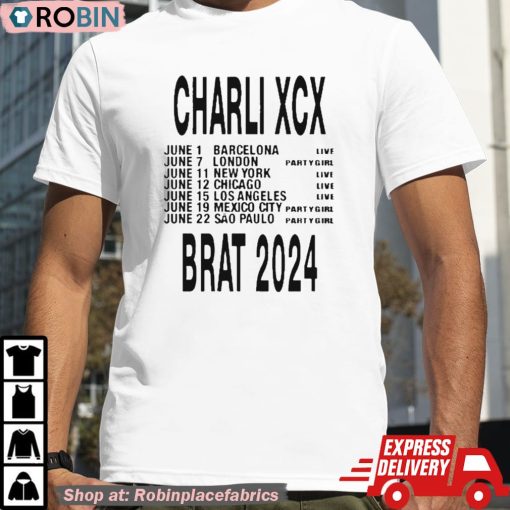Charli Xcx Brat 2024 Shirt