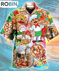 Chef Pizza A Slice A Day Keeps The Sad Away Hawaiian Shirt, Gìt for Summer Shirt