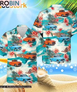 Chevy Stepside 3100 Pickup 1955 Hawaiian Shirt