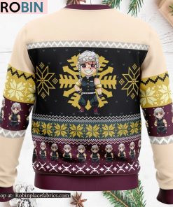 Chibi Tengen Uzui Demon Slayer Ugly Christmas Sweater