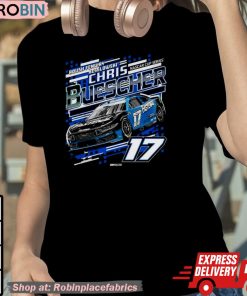 Chris Buescher Checkered Flag Sports Black Patriot Unisex Shirt