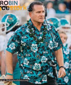 Coastal Carolina Hawai’i Bowl Coach Hawaiian Shirt