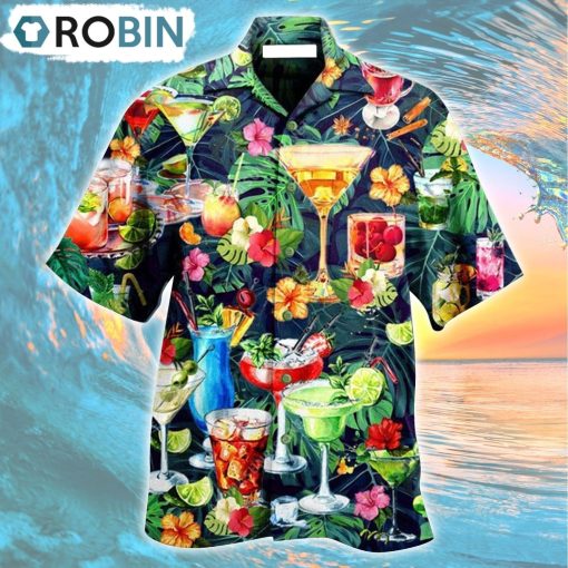 Cocktail ls I Left My Heart In Hawaii Hawaiian Shirt, Gìt for Summer Shirt