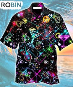 Cocktail Neon Love Hawaiian Shirt, Gìt for Summer Shirt