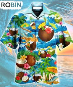Coconut Summer Time Love Beach Hawaiian Shirt, Gìt for Summer Shirt