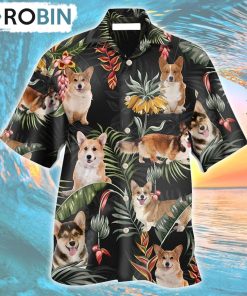 Corgi Tropical Love Dog Hawaiian Shirt, Gìt for Summer Shirt