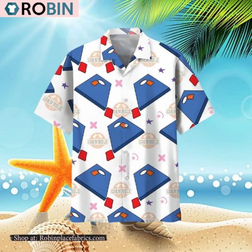 Cornhole Board Hawaiian Shirt