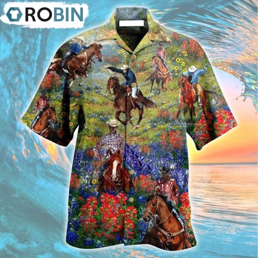 Cowboy Flowers Love Flowers Hawaiian Shirt, Gìt for Summer Shirt