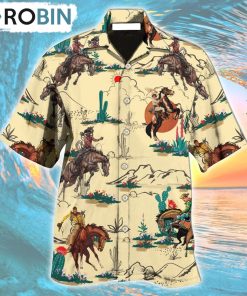 Cowboy Loves Desert Cool Hawaiian Shirt, Gìt for Summer Shirt