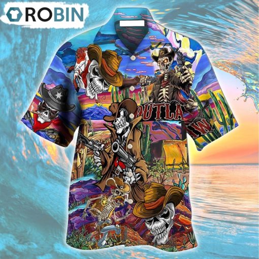 Cowboy Pirates Skull Love Life Cool Hawaiian Shirt, Gìt for Summer Shirt