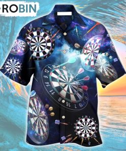 Darts Amazing Cool Into The Galaxy Hawaiian Shirt, Gìt for Summer Shirt