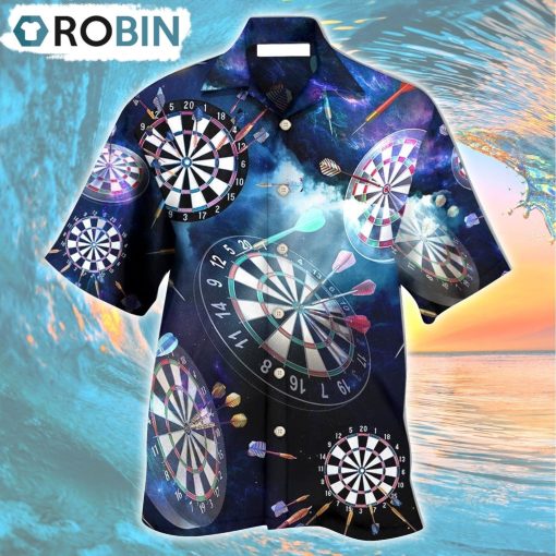 Darts Amazing Cool Into The Galaxy Hawaiian Shirt, Gìt for Summer Shirt