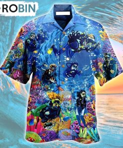 Diving Ocean Everything Will Kill You So Choose Something Hawaiian Shirt, Gìt for Summer Shirt