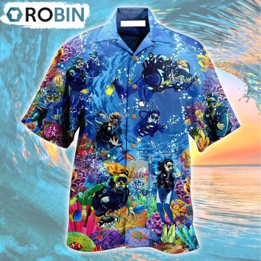 Diving Ocean Everything Will Kill You So Choose Something Hawaiian Shirt, Gìt for Summer Shirt