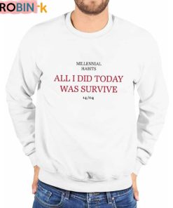 Draculaura Millennial Habits All I Did Today Was Survive Shirt Draculaura Millennial Habits All I Did Today Was Survive Shirt