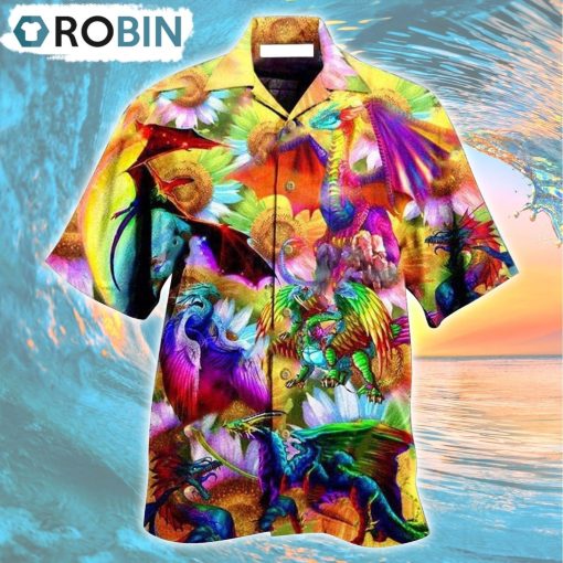 Dragon Keep Calm And Pride On Hawaiian Shirt, Gìt for Summer Shirt