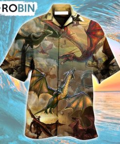 Dragon Love Life Fly To The Sky Amazing Hawaiian Shirt, Gìt for Summer Shirt