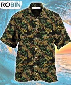 Dragonfly Always With Me Hawaiian Shirt, Gìt for Summer Shirt
