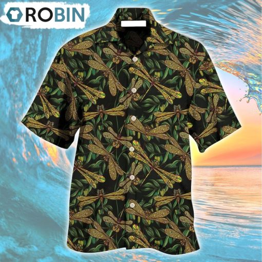 Dragonfly Always With Me Hawaiian Shirt, Gìt for Summer Shirt