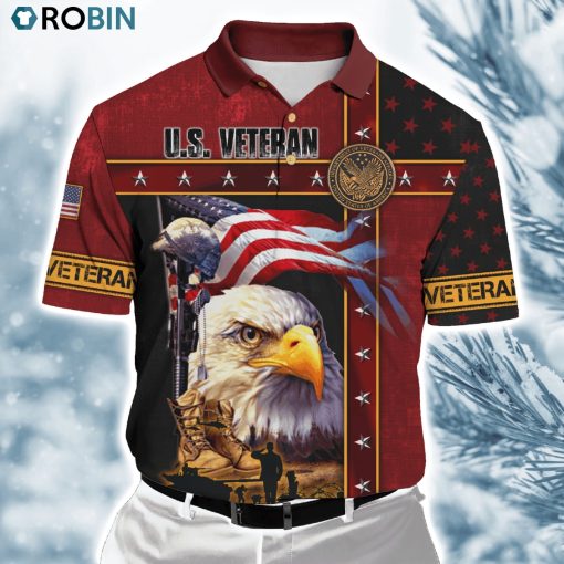Eagle Us Veteran  Polo Shirt